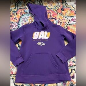 Youth size XS (6/7) Baltimore Ravens hoodie